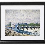 Molesey Weir, Hampton Court - 1874