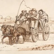 Wilhelm Marstrand | På udflugt – 1859 | Indrammet kunsttryk | Danmarks Guldalder
