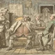 Wilhelm Marstrand | Politische Hochschule – 1810 | Gerahmter Kunstdruck | Goldenes Zeitalter Dänemark