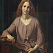 Wilhelm Marstrand | Venetiansk kvinde på toilettet – 1854 | Indrammet kunsttryk | Danmarks Guldalder