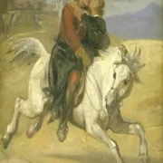 Wilhelm Marstrand | En bortførelsesscene – 1825 | Indrammet kunsttryk | Danmarks Guldalder