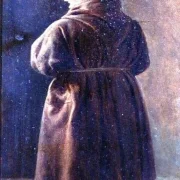 Wilhelm Marstrand | En munk, Rom – 1845 | Indrammet kunsttryk | Danmarks Guldalder