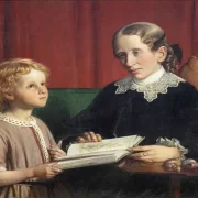 Wilhelm Marstrand | Fräulein Annette Hage – 1856 | Gerahmter Kunstdruck | Goldenes Zeitalter Dänemark
