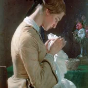 Wilhelm Marstrand | Portræt af Thora Maria Borch – 1830 | Indrammet kunsttryk | Danmarks Guldalder
