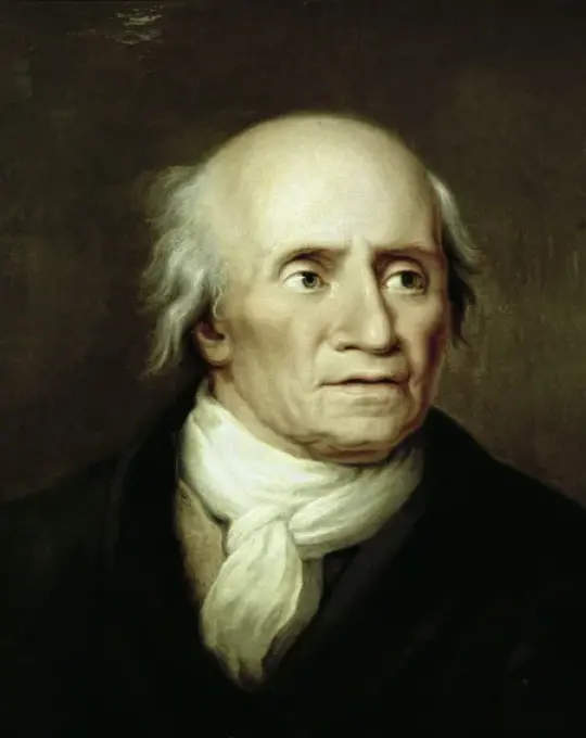 Wilhelm Tischbein | Friedrich Gottlieb Klopstock - 1790 | Indrammet kunsttryk | Klassicisme | formida