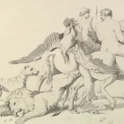 Wilhelm Tischbein | Menneskets styrke - 1760 | Indrammet kunsttryk | Klassicisme | formida
