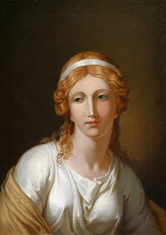 Wilhelm Tischbein | Helen - 1787 | Indrammet kunsttryk | Klassicisme | formida
