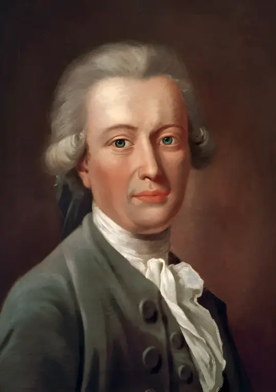 Wilhelm Tischbein | Georg Forster - 1785 | Indrammet kunsttryk | Klassicisme | formida