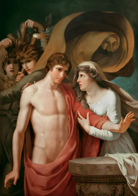 Wilhelm Tischbein | Ifigenia i Taurus - 1787 | Indrammet kunsttryk | Klassicisme | formida