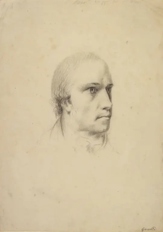 Wilhelm Tischbein | Antonio Canova - 1787 | Indrammet kunsttryk | Klassicisme | formida