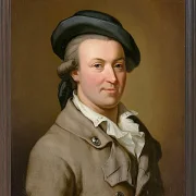 Wilhelm Tischbein – Porträt des Hans Jakob Irminger  1782 | Giclée Kunstdruck gerahmt