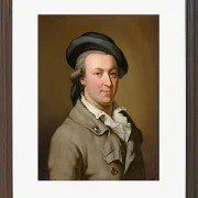 Wilhelm Tischbein – Porträt des Hans Jakob Irminger  1782 | Giclée Kunstdruck gerahmt