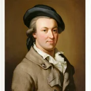 Wilhelm Tischbein – Porträt des Hans Jakob Irminger  1782 | Giclée Kunstdruck gerahmt