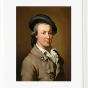 Wilhelm Tischbein – Porträt des Hans Jakob Irminger  1782 | Giclée Kunstdruck gerahmt