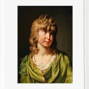 Wilhelm Tischbein – Porträt eines Jungen mit blonden Locken  1782 | Giclée Kunstdruck gerahmt