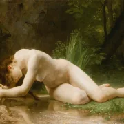William Bouguereau – Biblis 1895 | Giclée Kunstdruck gerahmt