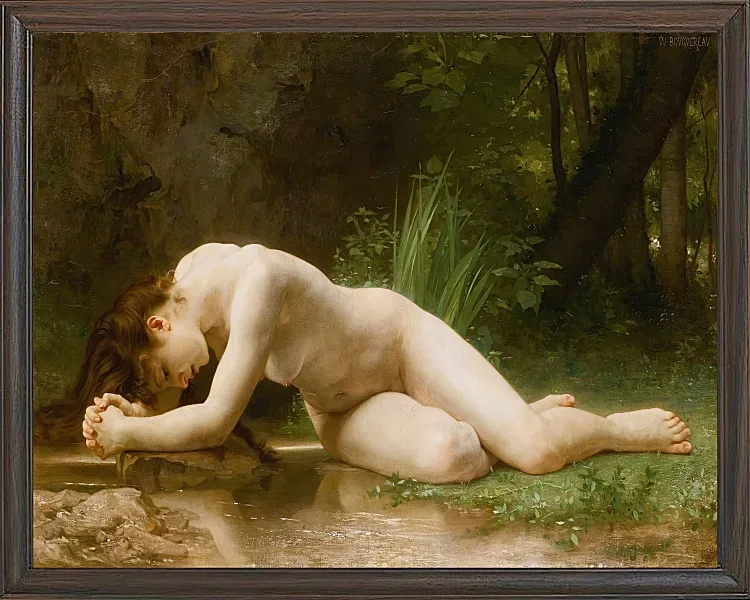 William Bouguereau – Biblis 1895 | Giclée Kunstdruck gerahmt