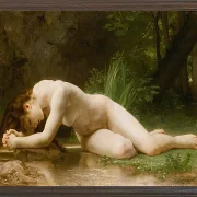 William Bouguereau – Biblis 1895 | Giclée Kunstdruck gerahmt