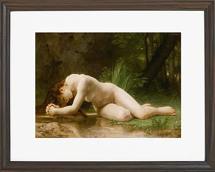 William Bouguereau – Biblis 1895 | Giclée Kunstdruck gerahmt