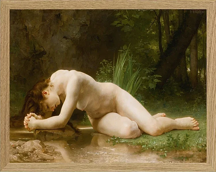 William Bouguereau – Biblis 1895 | Giclée Kunstdruck gerahmt