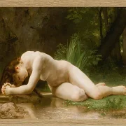William Bouguereau – Biblis 1895 | Giclée Kunstdruck gerahmt