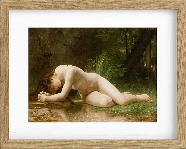 William Bouguereau – Biblis 1895 | Giclée Kunstdruck gerahmt