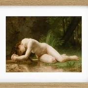 William Bouguereau – Biblis 1895 | Giclée Kunstdruck gerahmt