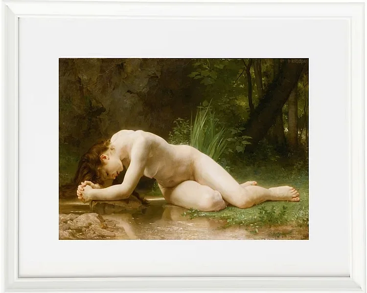 William Bouguereau – Biblis 1895 | Giclée Kunstdruck gerahmt