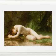 William Bouguereau – Biblis 1895 | Giclée Kunstdruck gerahmt