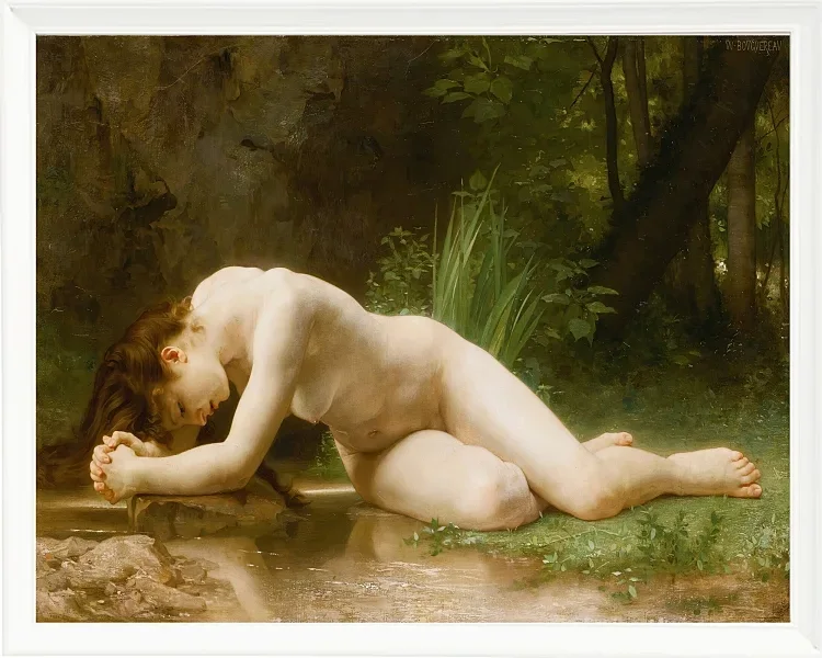 William Bouguereau – Biblis 1895 | Giclée Kunstdruck gerahmt