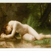 William Bouguereau – Biblis 1895 | Giclée Kunstdruck gerahmt