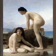 William Bouguereau – Die Badenen 1884 | Giclée Kunstdruck gerahmt
