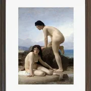 William Bouguereau – Die Badenen 1884 | Giclée Kunstdruck gerahmt