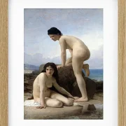 William Bouguereau – Die Badenen 1884 | Giclée Kunstdruck gerahmt