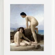 William Bouguereau – Die Badenen 1884 | Giclée Kunstdruck gerahmt