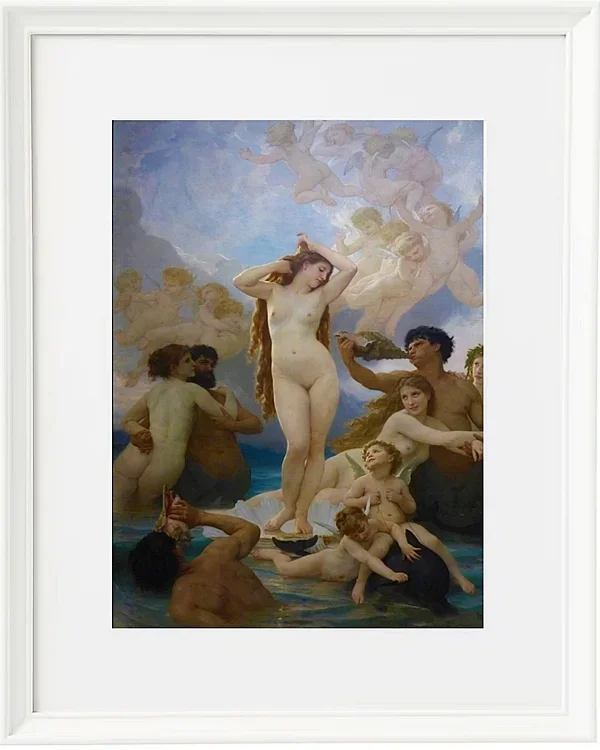 William Bouguereau – Die Geburt der Venus 1879 | Giclée Kunstdruck gerahmt