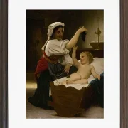 William Bouguereau – Die Weintraube 1892 | Giclée Kunstdruck gerahmt