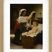 William Bouguereau – Die Weintraube 1892 | Giclée Kunstdruck gerahmt