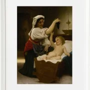 William Bouguereau – Die Weintraube 1892 | Giclée Kunstdruck gerahmt