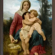 William Bouguereau – Heilige Familie 1863 | Giclée Kunstdruck gerahmt
