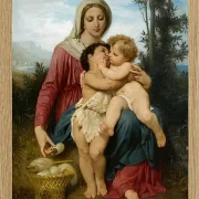 William Bouguereau – Heilige Familie 1863 | Giclée Kunstdruck gerahmt