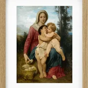 William Bouguereau – Heilige Familie 1863 | Giclée Kunstdruck gerahmt