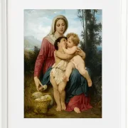 William Bouguereau – Heilige Familie 1863 | Giclée Kunstdruck gerahmt