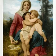 William Bouguereau – Heilige Familie 1863 | Giclée Kunstdruck gerahmt