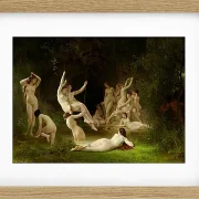 William Bouguereau – Nymphäum 1878 | Giclée Kunstdruck gerahmt