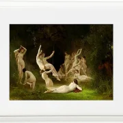 William Bouguereau – Nymphäum 1878 | Giclée Kunstdruck gerahmt