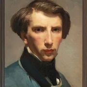 William Bouguereau – Selbstporträt 1880 | Giclée Kunstdruck gerahmt