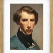 William Bouguereau – Selbstporträt 1880 | Giclée Kunstdruck gerahmt
