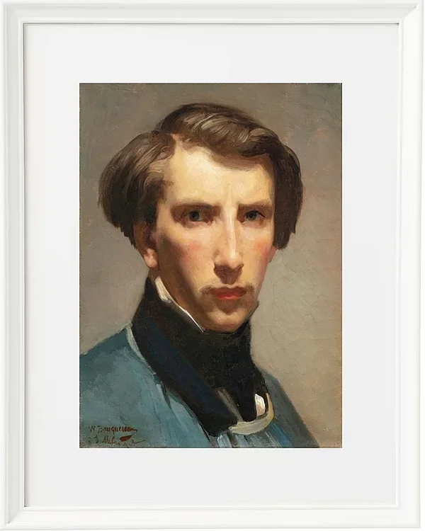 William Bouguereau – Selbstporträt 1880 | Giclée Kunstdruck gerahmt