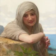 William Bouguereau – Souvenir 1894 | Giclée Kunstdruck gerahmt